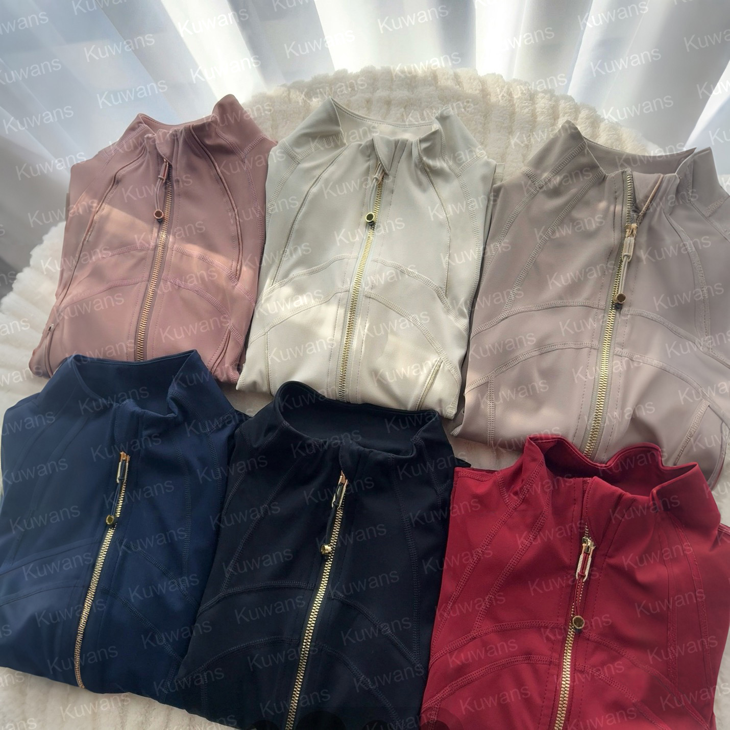 h11 Women's Yoga long sleeves Jacket Outfit Solid Color Nude Sports Shaping Waist Fiess Jogging Sportswear For Lady define