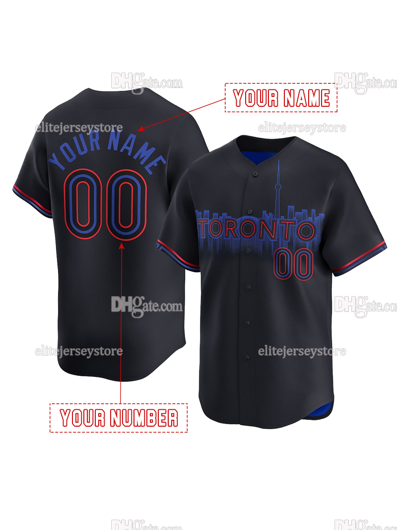 Personalized Custom Baseball Jersey Vladimir Guerrero Jr. Carter Springer Varsho Gimenez Bichette Kirk Scherzer Manoah Embroidered Letter Number Desig