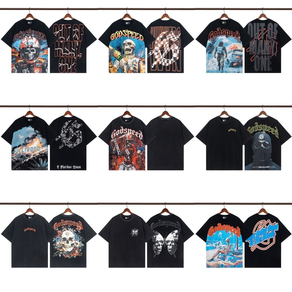 2025 Godspeeds T Shirts Men tshirt Designer T Shirts for men Shirts letter Printing cotton Loose short sleeve Crew Neck oversized tshirt women shirts Tees Eur size