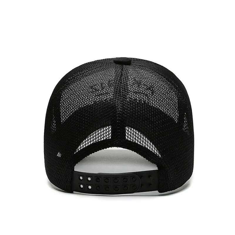 Summer Hats For Men And Women Mesh Baseball Caps Fashion Visor Outdoor Embroidered Letter Sun Protection Hat