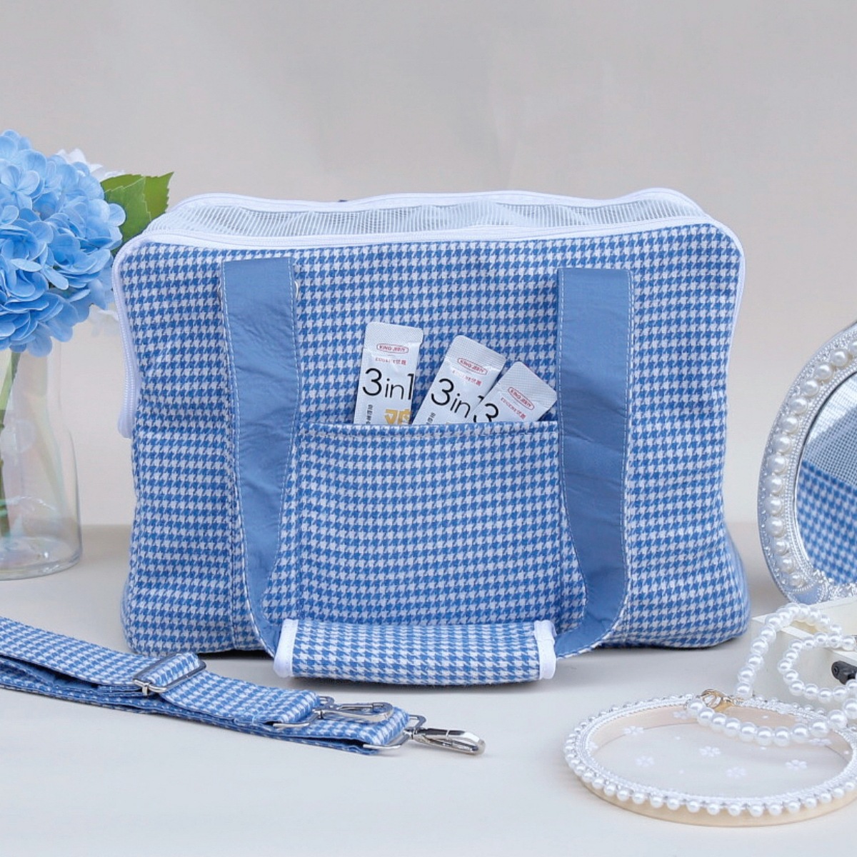 Go Out Portable Handbag Small Bag Cat Corduroy Dog Supplies Suitable Single Shoulder Crossbody Pet Bags Accessories 0307
