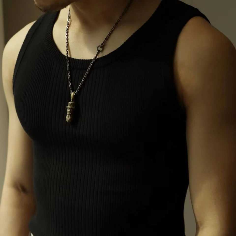 Mens Summer Ribbed Knit I-Shaped Vest Sports Bottoming Slim Tank Top Streetwear Fitness Gym Clothes Quick-drying Singlet ElasticT250318