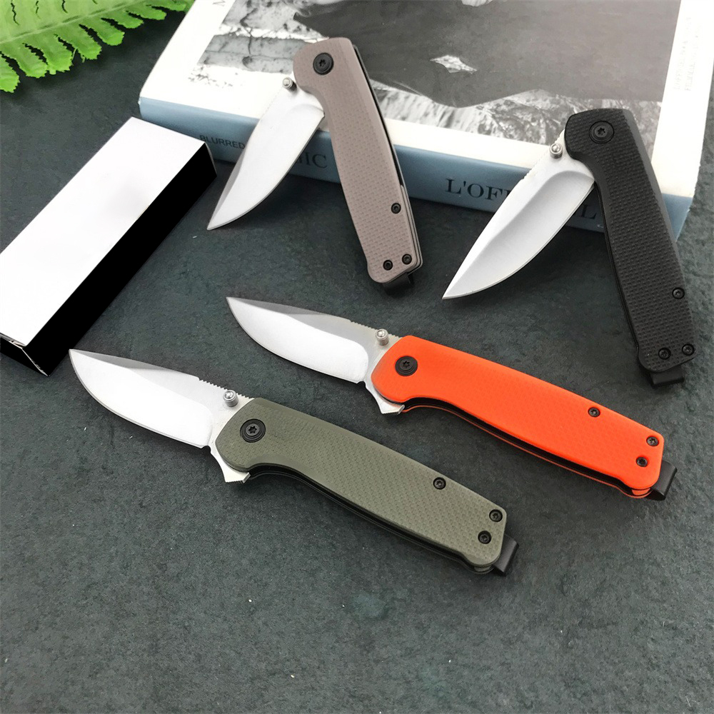 Terminus XR Folding Pocket Knife 440C Blade Nylon Fiber Handle Belt Clip, Compact Lightweight for Outdoor, Hunting, Hiking Enthusiasts Survival Tools 