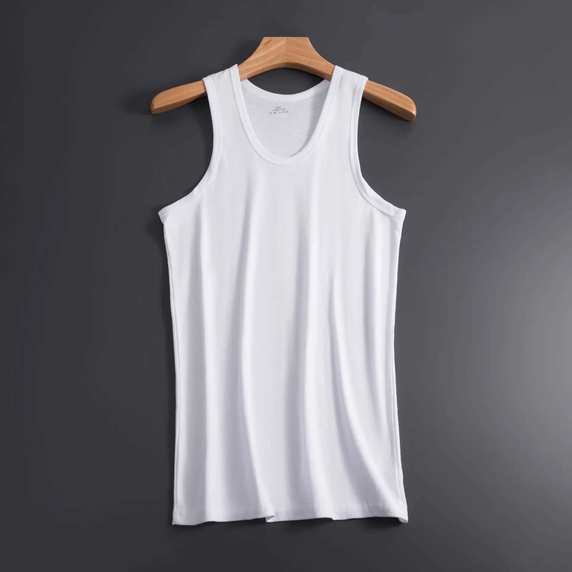 3Pcs Men Muscle Vests Cotton Mens Underwear Sleeveless Tank Top Solid Muscle Vest Undershirts Gymclothing Bodybuilding Tank TopsT250318