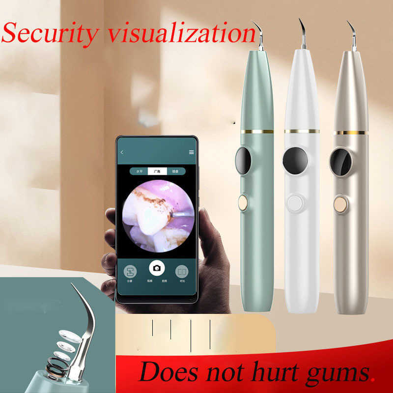 High definition visual teeth cleaning, polishing, oral cleaning, intelligent beauty device removing dental calculus, tea stains , with sound cleaning 