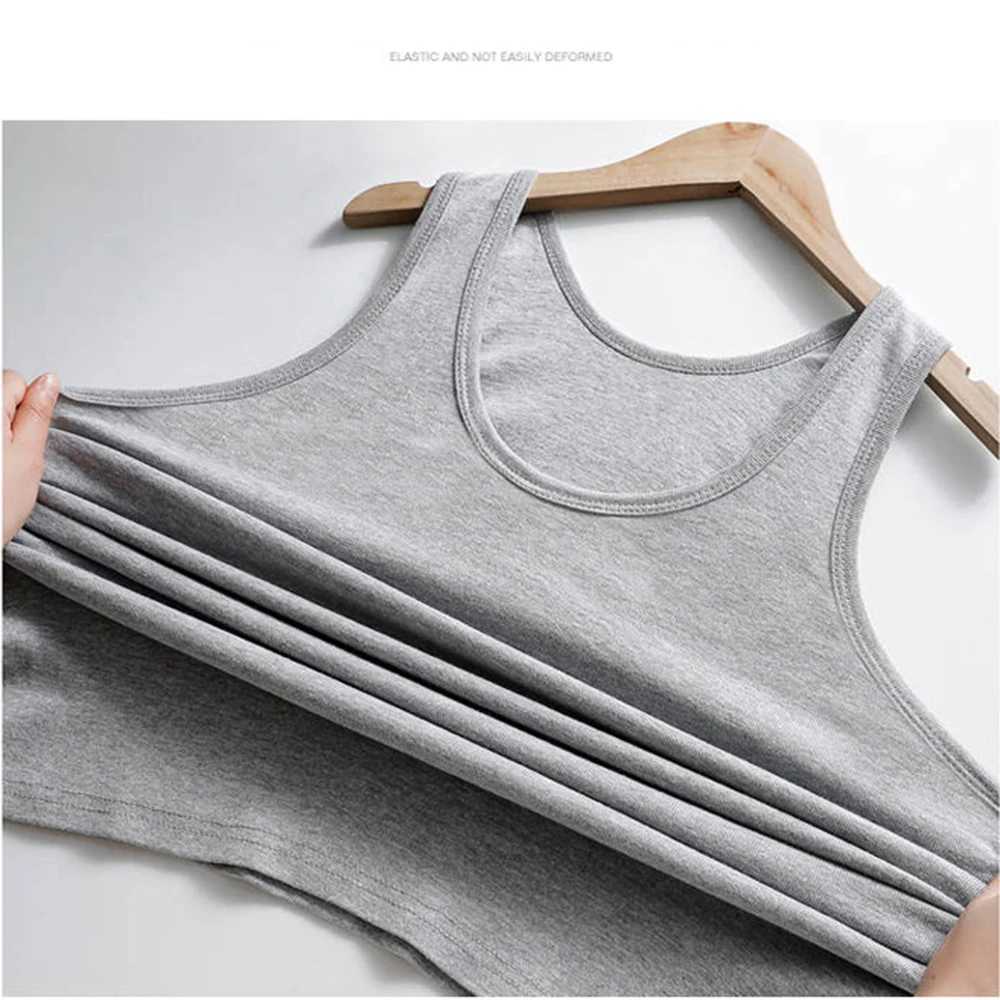 Summer New Tops Men Clothing Tank Tops Black White Gray Singlets Sleeveless Fitness Male Vest Casual Bodybuilding Vest B01403T250318