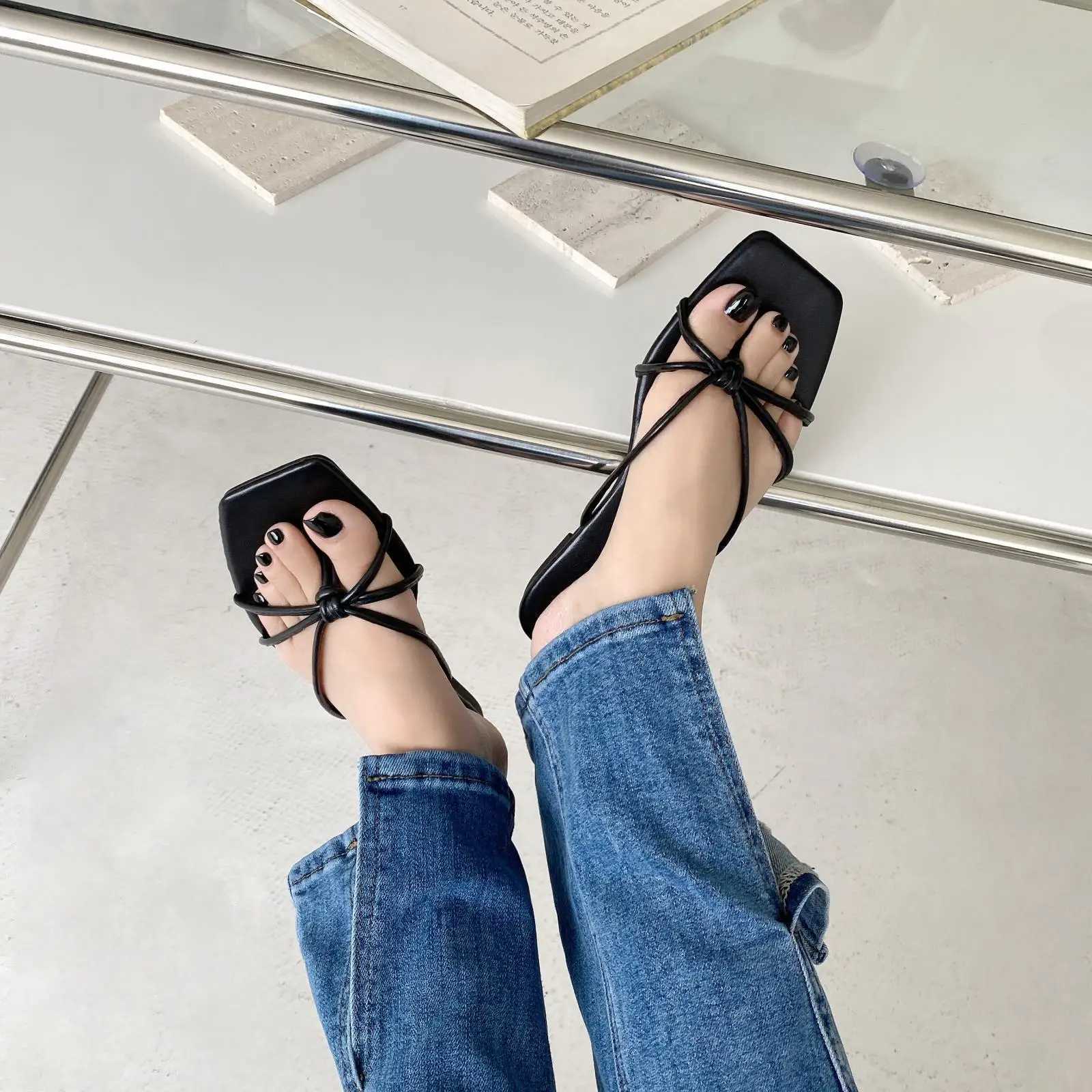 Shoes Wen Summer Slides Low Slippers Rubber Flip ps Soft Designer 2024 Haiian Flat Casual Re Head Heel Y250306