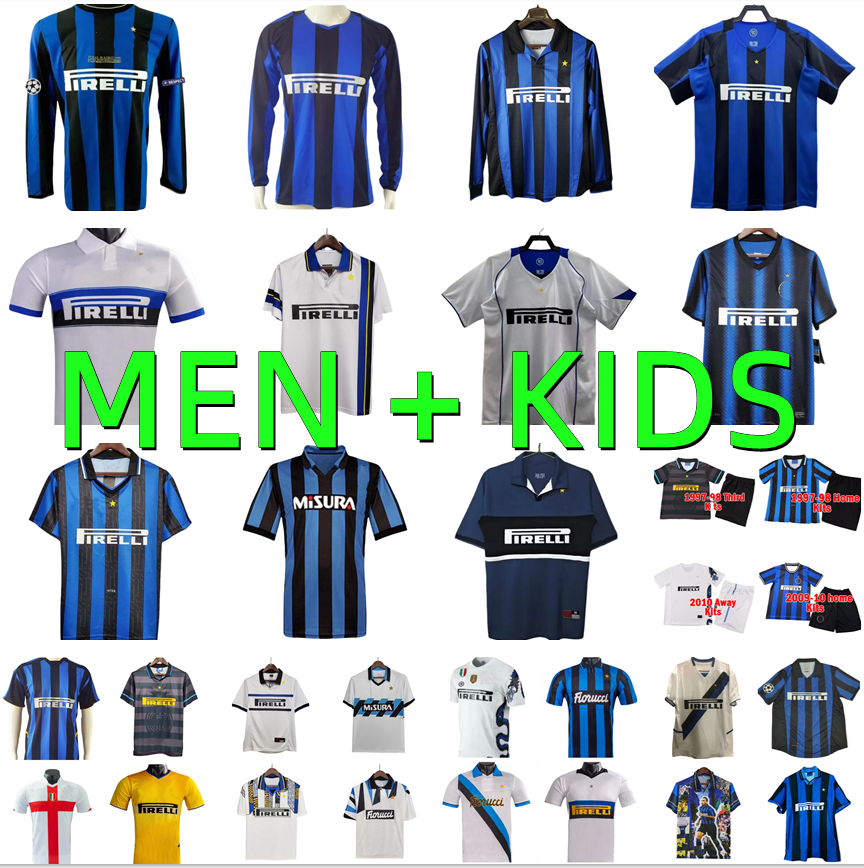2008 2009 2010 2011 InTErS MILITO ZANETTI Milans Retro Soccer jersey 97 98 99 01 02 03 05 06 07 08 09 10 11 Baggio ADRIANO SNEIJDER IBRAHIMOVIC RONALDO Football shirt kids