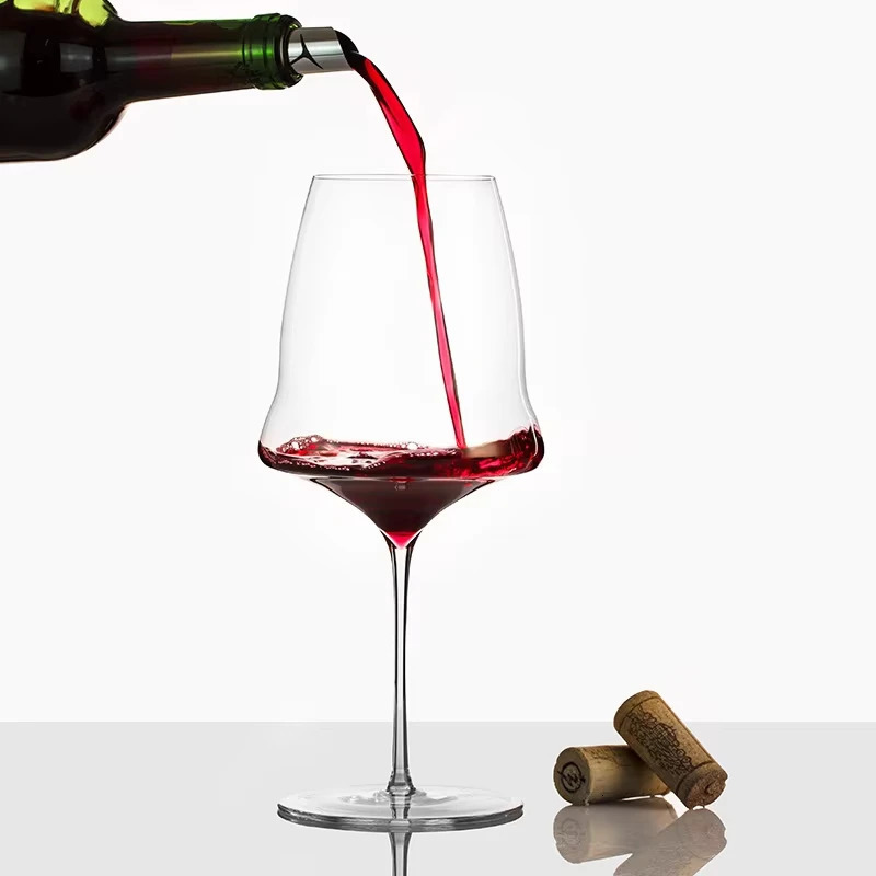 Extreme Light Thin Crystal White Wine Glass Champagne Sweet Craft Handmade Not Bubble Perfect Goblet 250306