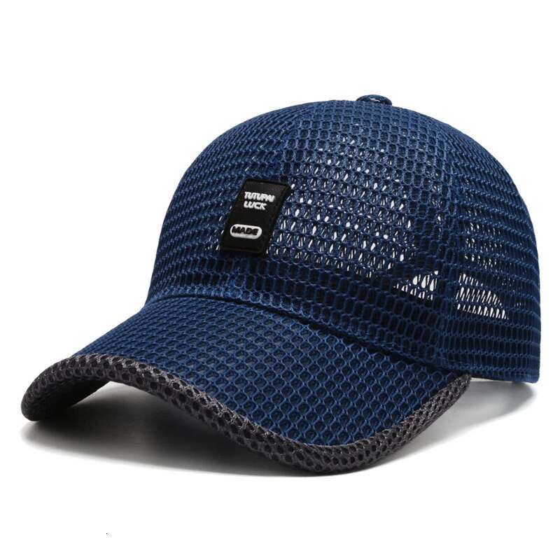 2025 Men's Mesh Baseball Breathable Summer Caps Dad Hat Outdoor Fishing Hats Bone Gorras Snapback Trucker Cap Women hat