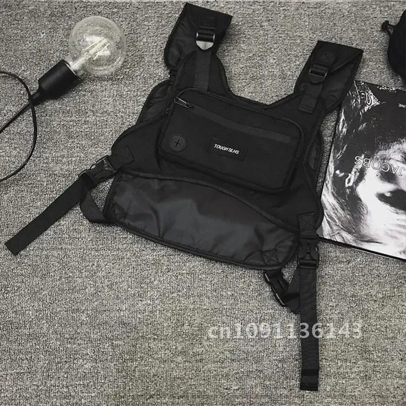 High Quality Nylon Mens Chest Pack Trend 2024 Tooling Vest Bags Multifunctional Bag Waterproof Rig Storage Unisex 250227