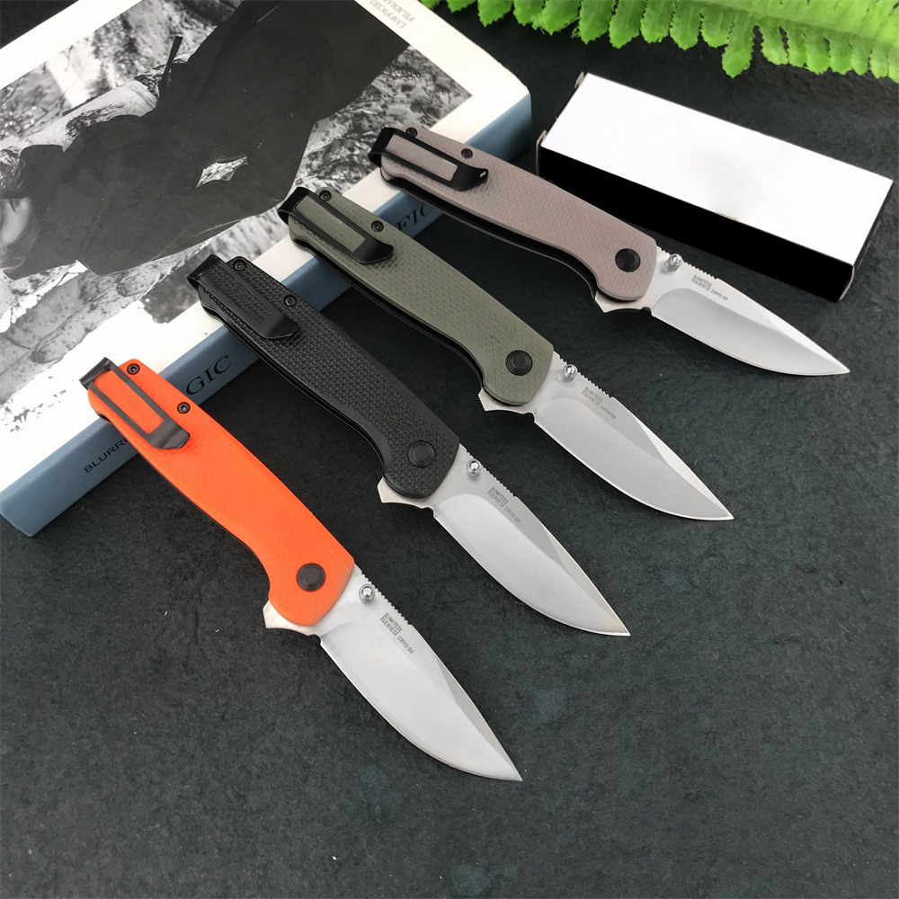 Terminus XR Folding Pocket Knife 440C Blade Nylon Fiber Handle Belt Clip, Compact Lightweight for Outdoor, Hunting, Hiking Enthusiasts Survival Tools 