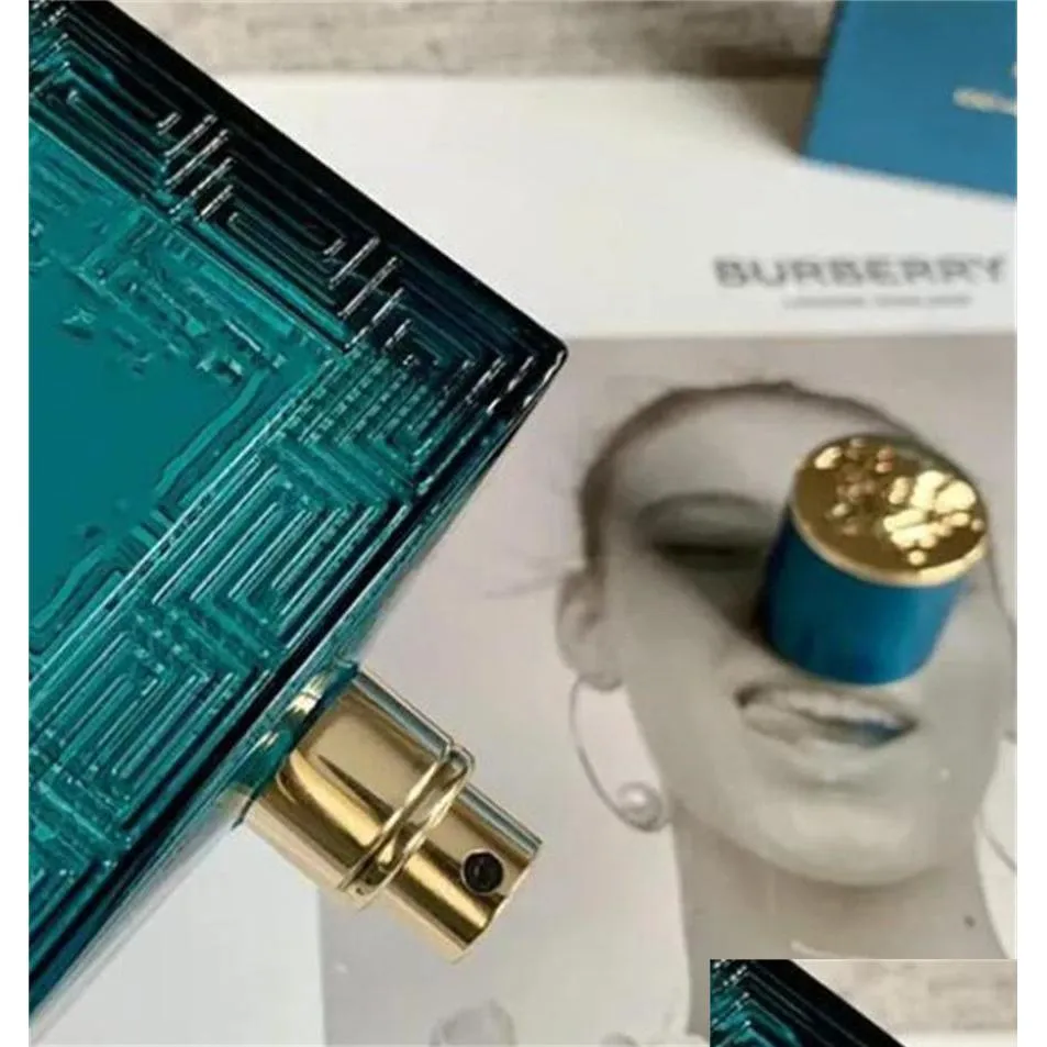 Men Perfume 100ml Eau De Parfum Long Lasting Fragrance Spray Cologne for Men Fast Delivery EDP Spray Blue Men Cologne Eros Energy Pour Homme