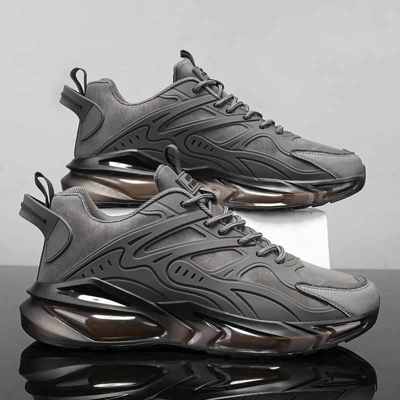 Mens Shoes 2025 Casual Walk Air Cushion Marathon Breathable Lightweight Wens Cfortable Athletic Nonskid Sneakers Y250306