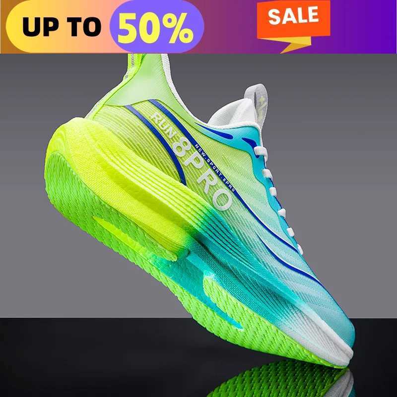 Men Running Sport Shoes Casual hot Marathon Carbon Plate AirCushion Breathable Wens Cfortable Athletic Training Fiess Sneakers Z250310