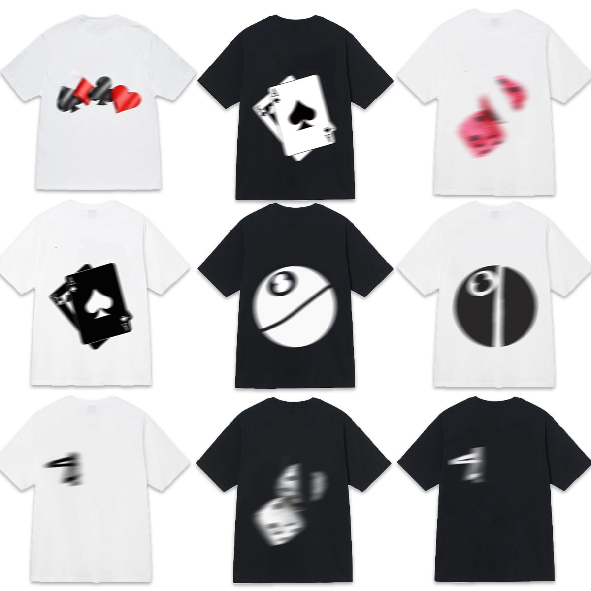 Men's T-Shirts designer t shirt New letter printed T-shirt men's and women's short sleeved T-shirt summer loose T-shirt t shirt Y2K Hip hop American street shirts