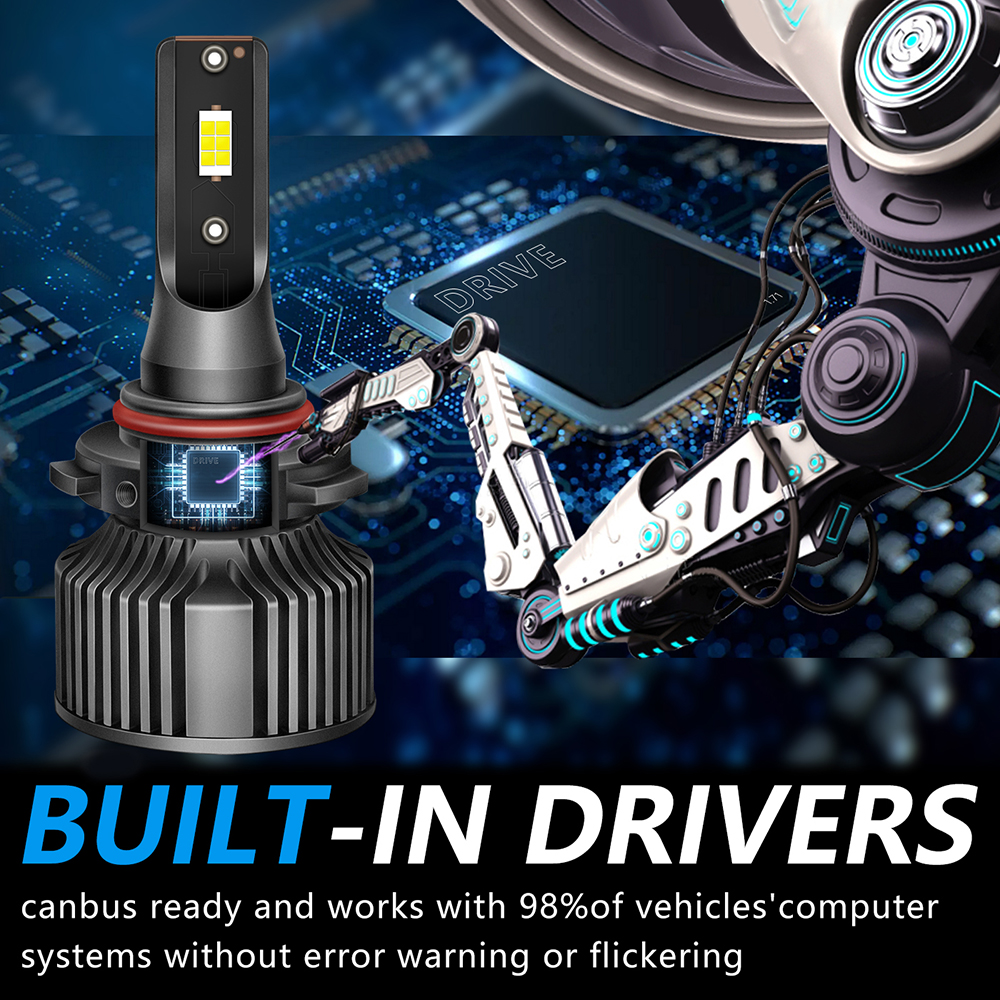 Car Headlight 9005 H11 Bulb Combo, H11 Fog Lights Bulb, H4 H1 H3 H4 H7 880 9004 9005 9006 9007 Bulbs Auto Lights Plug and Play 6000K 8000K 4300K 3000K