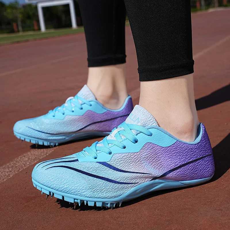 Men Track Field Wen Spikes Sneakers Athlete hot Running Training Lightweight Racing Mah Spike Sport Shoes Plus Size 35-45 Z250307