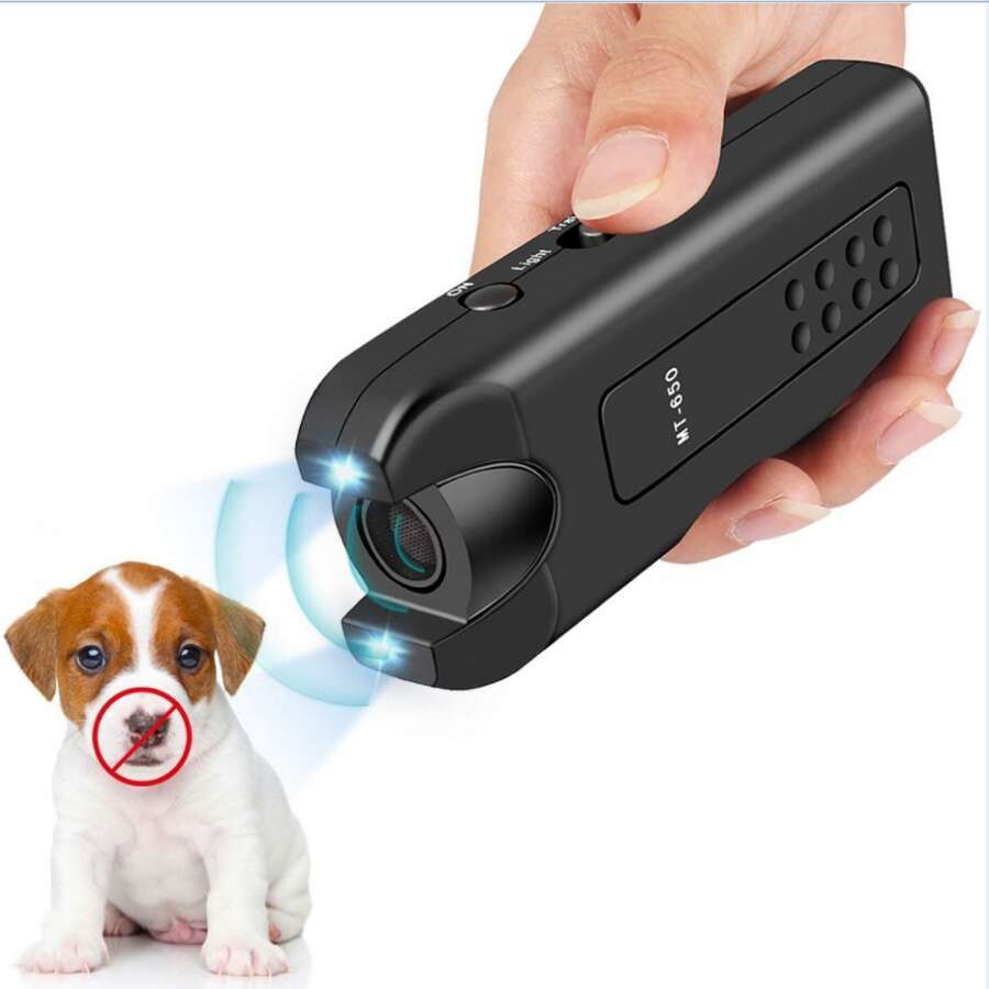 Ultrasonic Repeller Chaser Stop Bark Anti Barking Electronic Device Pet Dog Trainer