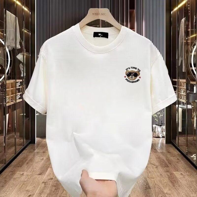 2025 Summer Popular Teddy Bear Printed Short Sleeve Trendy Designer Men s T shirt New Personalized Cartoon Fashion High Quality Top