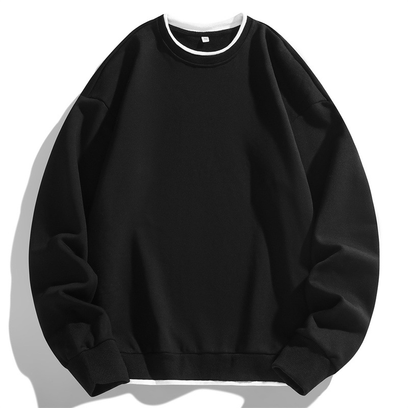 DA03063 Men's Spring and Autumn 2025 New Simple Round Neck Sweater