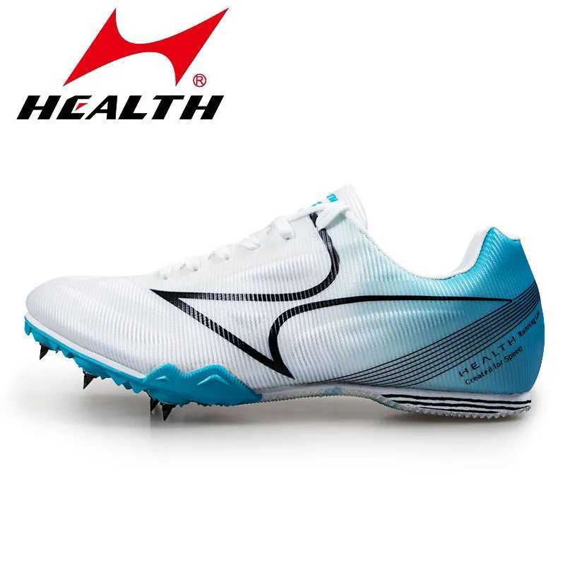 Health Breathable Men Track Field Sprint Spikes Professional Fl-length Middle Distance Race Triple Jump High Jump SneakersC250307