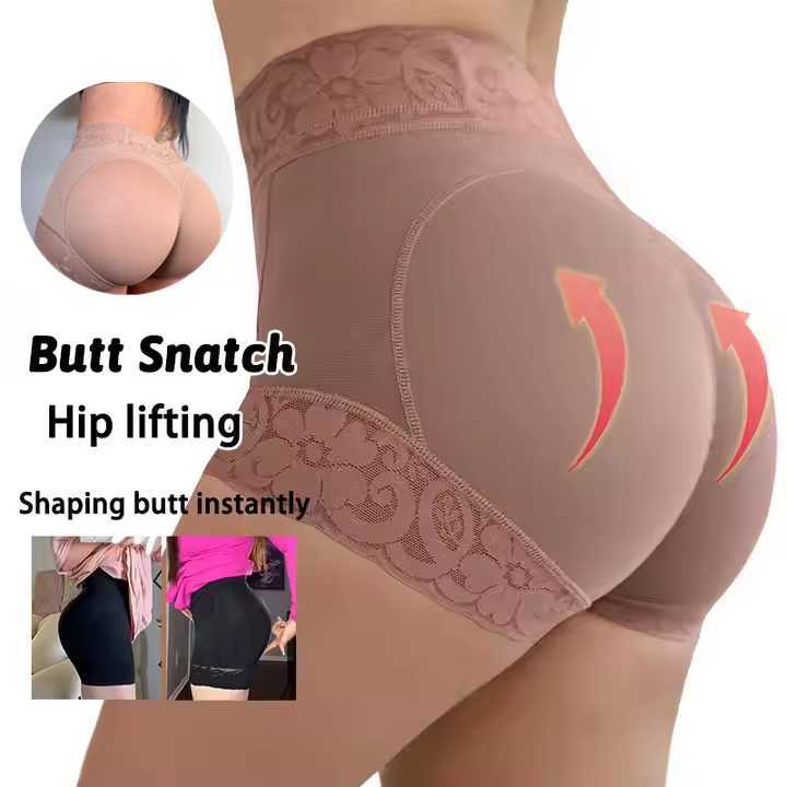 Butt Lifter Panties for Women High Waisted Tummy Control Shapewear Underwear Lifting Faja Shorts