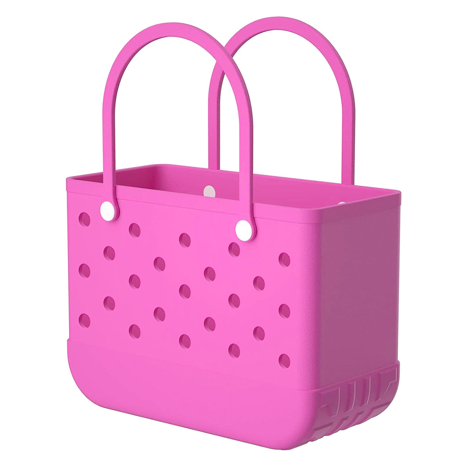 Summer EVA Basket Women Picnic Tote Holes Waterproof Handbag Pouch Shopping Shoulder Outdoor Park Handbags Large Fashion Gifts Shopping Bags
