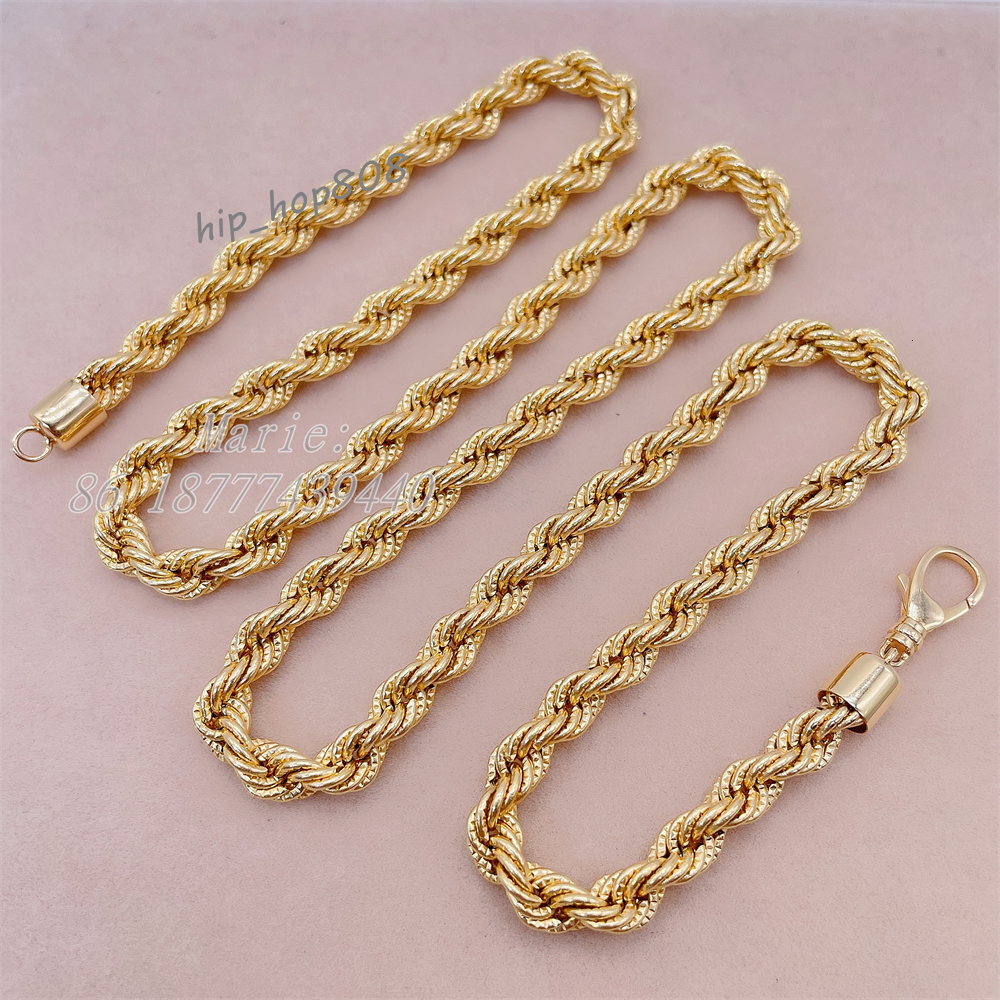 Nice Jewelry 5mm Width AU750 18 Karat Pure Gold Diamond Cut Rope Chain Necklace Jewelry Custom Real Gold 18K Yellow Solid Gold L