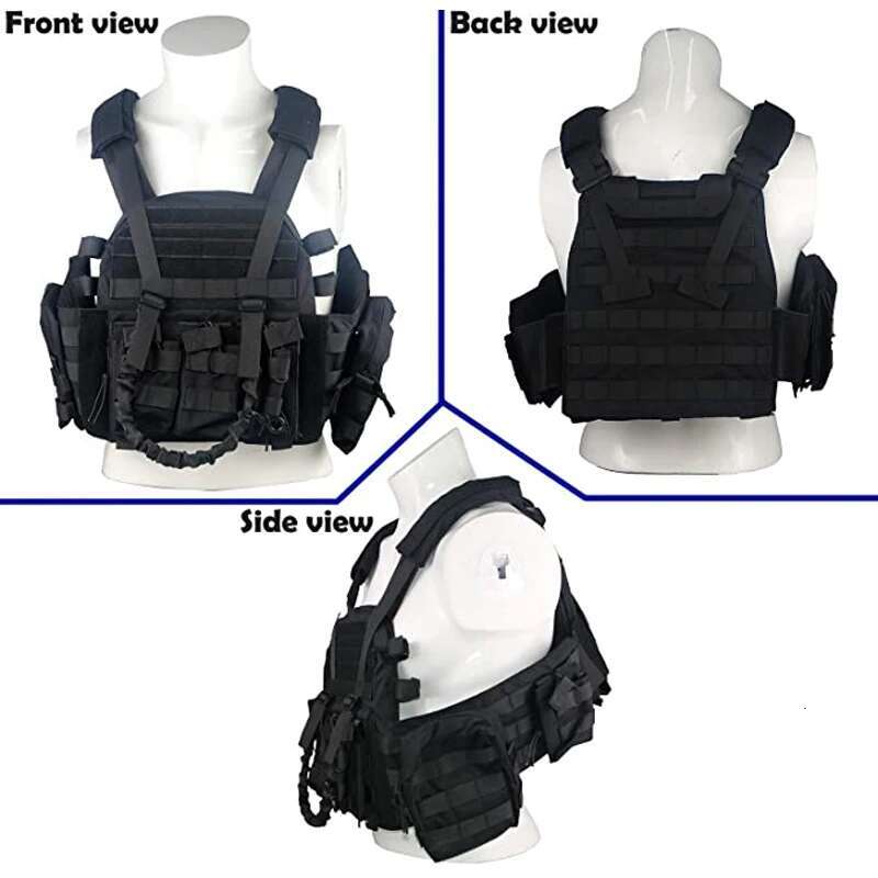 LQARMY 1000D Nylon Plate Carrier Tactical Outdoor Hunting Protective Adjustable MODULAR Vest For Airsoft Combat Accessories Heavy Duty Hiking Backpack