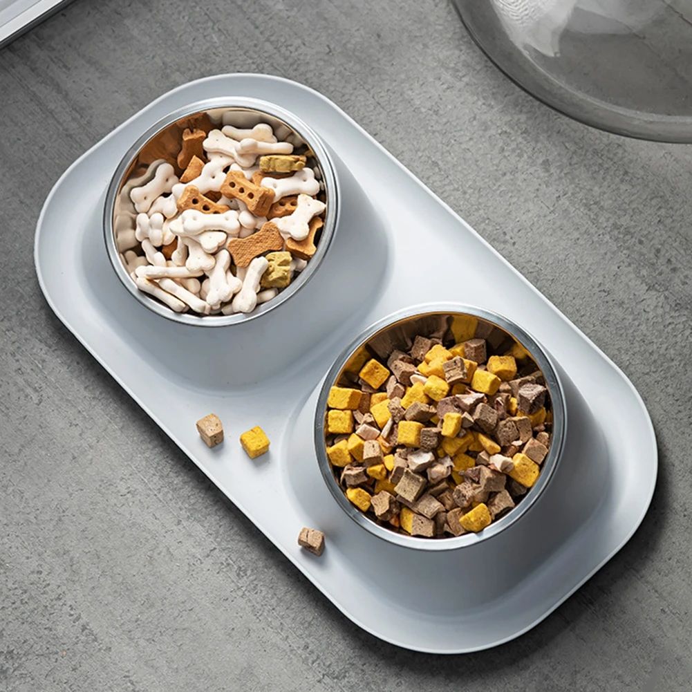 1Set Pet Ceramic Bowl Iron Rack Cat Food Snacks Canned Plate Anti-black Chin Anti-turning Water Does Not Leak Easy To Eat - view 9