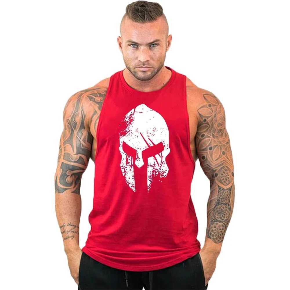Gym Top Men Shirt Man Muscle Fit T-shirt Fitness Bodybuilding Stringer Vest Clothes Clothing Mens Singlets Muscular T-shirtsT250318