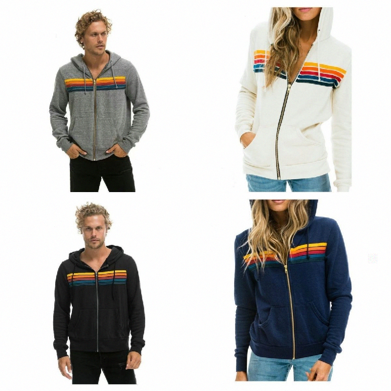 2024 hoodys designer mens designer hoodies luxury hoodie women black white rainbow sweatshirts pocket zip up ladies couple sweatshirt sweat shirt L6