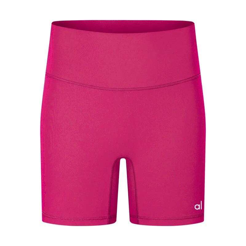 Alphaete Fiess Women's Gym Sports Tight Running Shorts Three-Point Quick-Drying Elastic High Waist Hip Pants