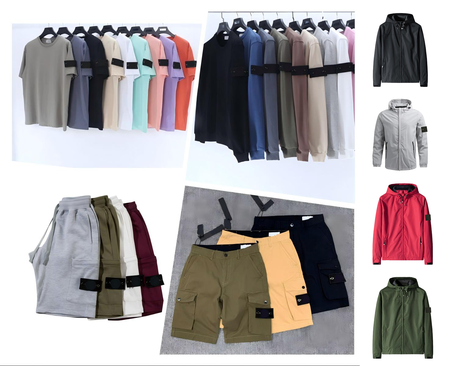 a1 designer Jacket Men's jumper sweatshirt hoodie set Men's Sports Windbreaker Coat Workwear shorts designer tshirt brand mens designer shorts