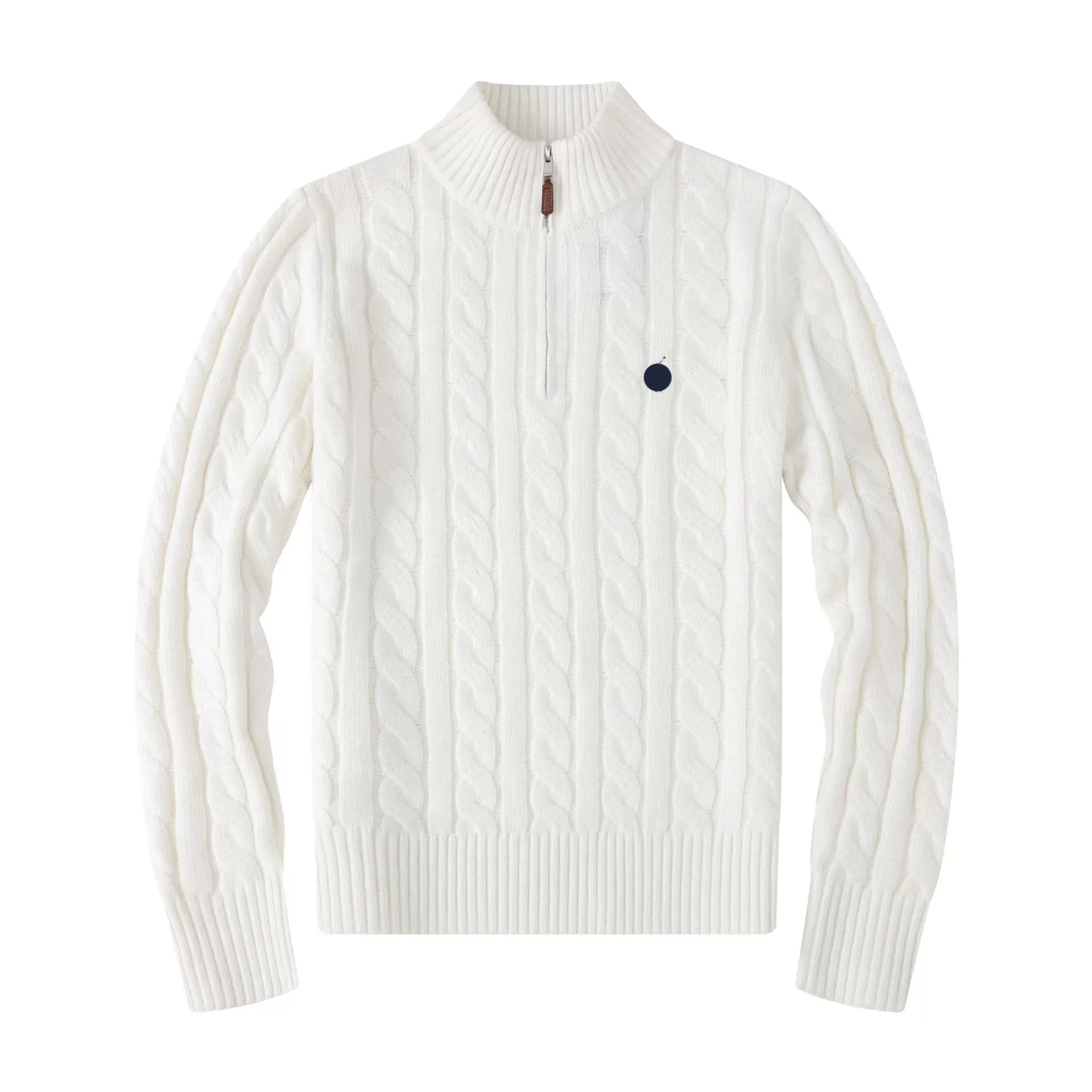 Mens Wool Designer Cardigan Sweaters Casual High Quality Pull Half Zip Women Hoodie Polo Jacket Winter Long Sleeve Sweater Pullover Size S-2Xl M6vm# M6vm#