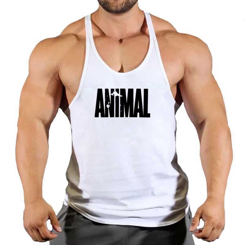 Brand Animal Gym Tank Top Men Fitness Clothing Mens Bodybuilding Tank Tops Summer Gym Clothing for Male Sleeveless Vest ShirtT250318