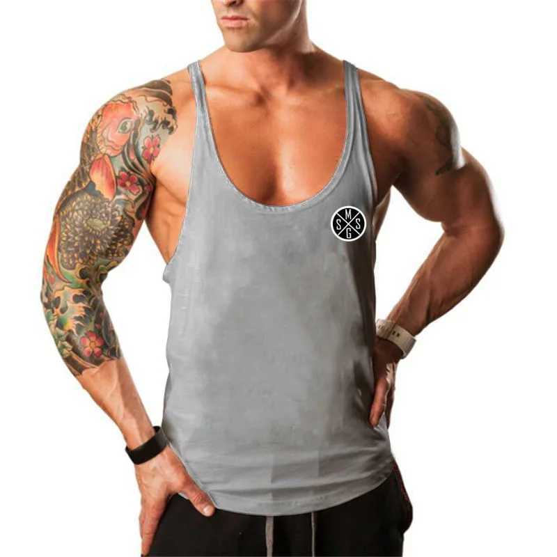 New Arrivals Mens Sports Stringer Singlets Sleeveless Fitness Bodybuilding Tank Tops Gym Workout Clothes for MenT250318