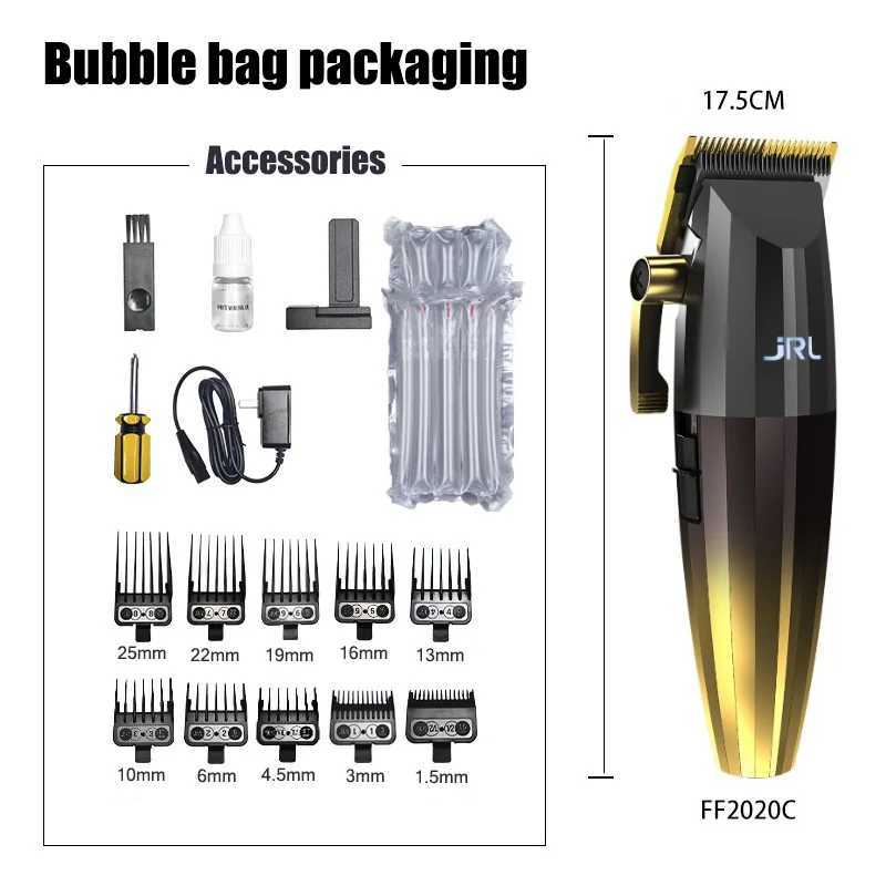 Hair Trimmer JRL 2020C 2020T NOBOX Hair Clipper Mens Professional Barber Shop JRL Clipper Trimmer 7200RPM Barber Set Unique Serial Code z250307 z25052