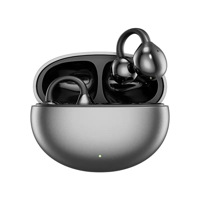 M91 TWS Bluetooth 5.4 Wireless Ear Clip ENC Earbuds Open Ear HiFi Stereo Headphones Touch Control Noise Reduction Earphones HD Call Headet With Mic Fo