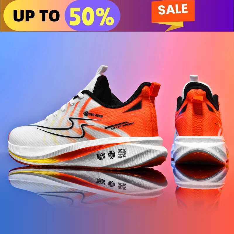 Air Cushi Running Shoes Men Sports Marath Breathable Lightweight M Cfortable Athletic Race Sneakers Hot New Carb Plate Size48 Z250307
