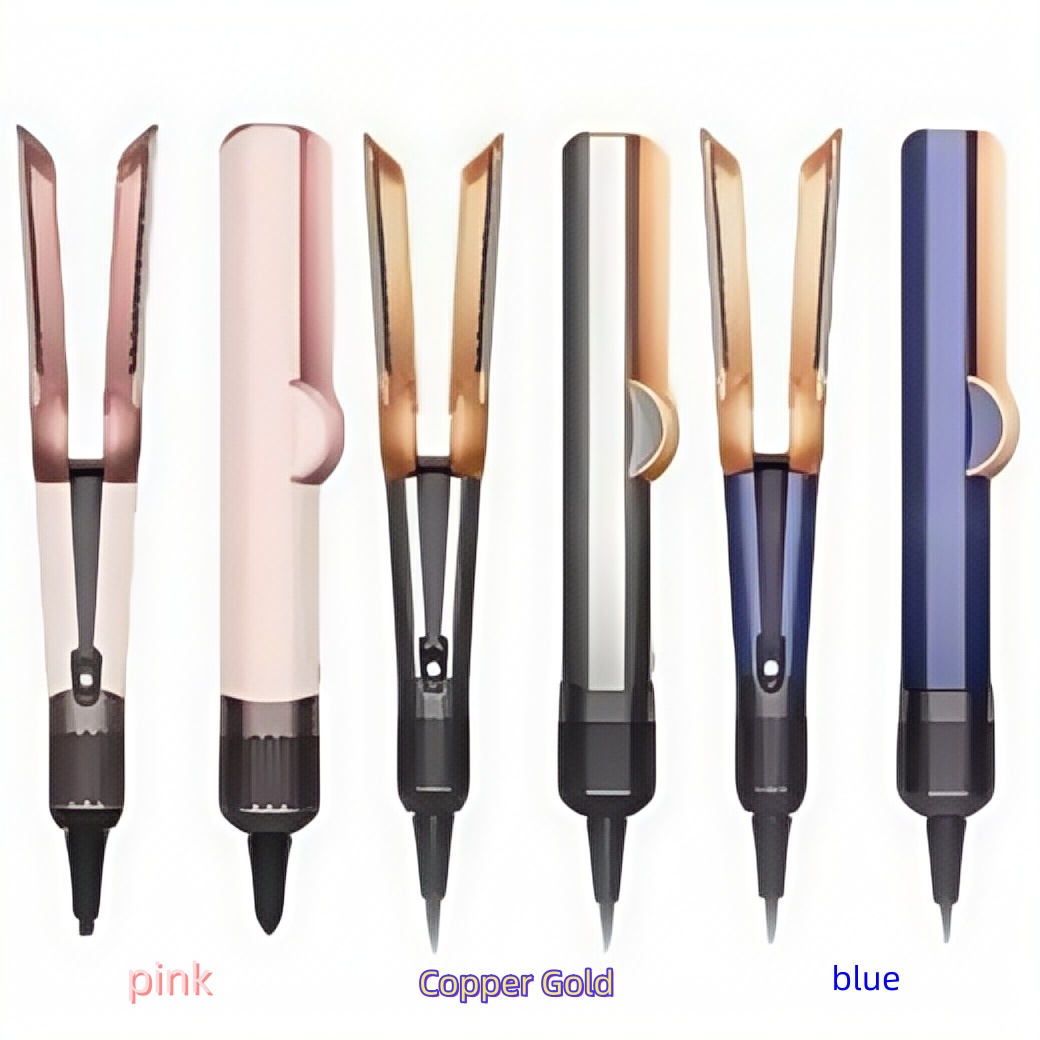 Hair straightener care tool product design, hair straightening salon, hair focus on fashion, women's and men's hair styling, HS01 hair straightener