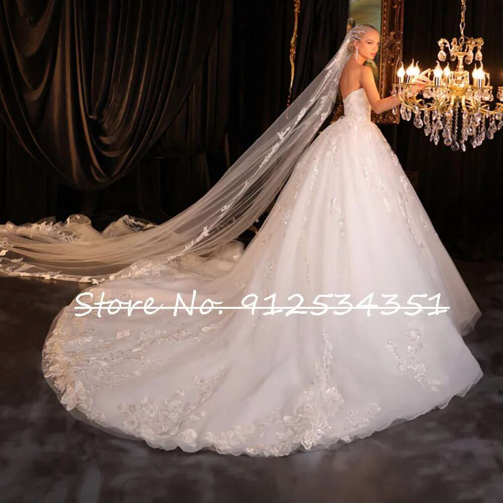 ha A-neck Sweetheart, Off the Shoulder, Elegant Robe, Tulle Appliques, Vintage Wedding Dresses