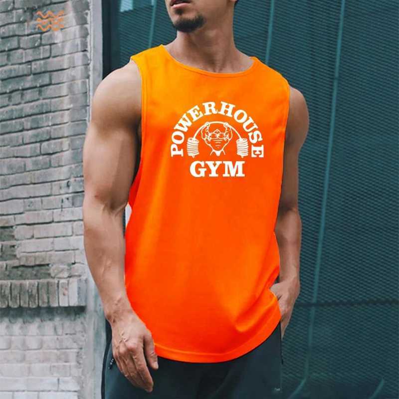 Outdoor Fitness Sports Mens Vest Casual Comfortable Sleeveless Tees Fashion Breathable Gym T-shirt Man Street Hip Hop Tank TopT250318