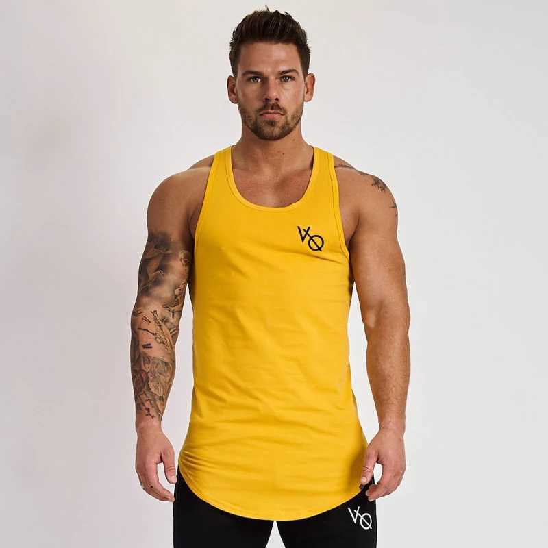 Summer Muscle Fitness Outdoor Tank Top Gym Clothing Mens Sports Running Casual Vest Sleeveless Shirt Bodybuilding SingletT250318
