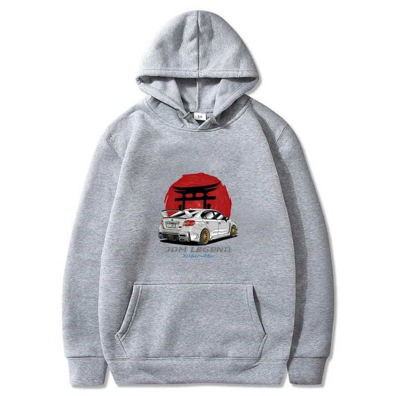 Jdm Culture Subaru Performance Car Hoodie Mens Fashion Casual Hooded Sweatshirt Autumn and Winter Hoodie Korean SportswearT250307