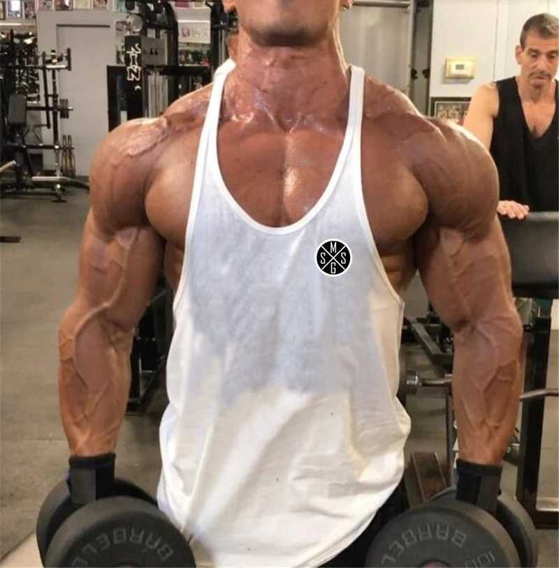 New Arrivals Mens Sports Stringer Singlets Sleeveless Fitness Bodybuilding Tank Tops Gym Workout Clothes for MenT250318
