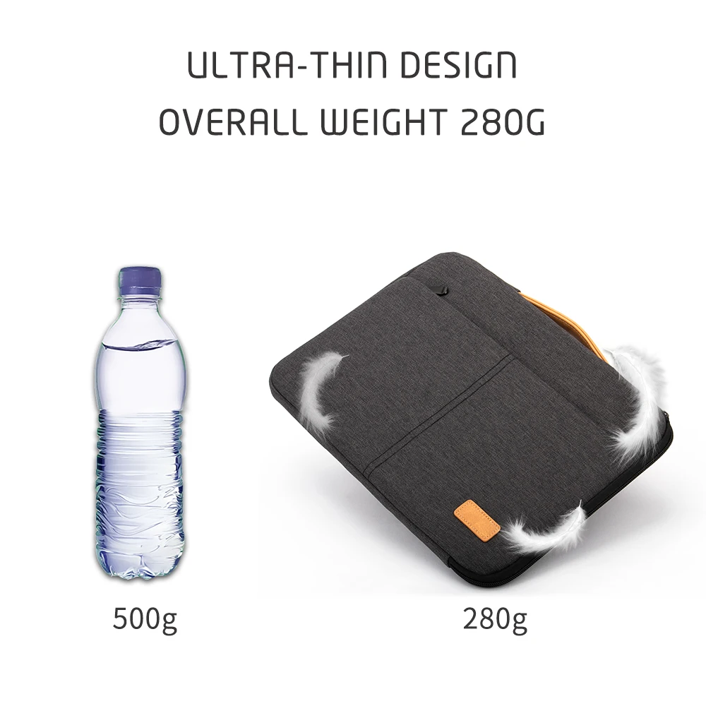Laptop Sleeve bag 13.3 14 15 15.6 Inch Notebook Pouch For Macbook Air Book Shockproof Computer Briefcase Travel Business Laptop Cases