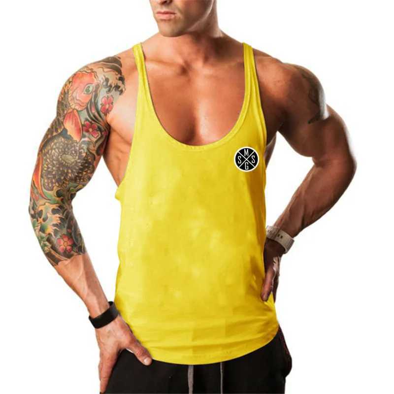 New Arrivals Mens Sports Stringer Singlets Sleeveless Fitness Bodybuilding Tank Tops Gym Workout Clothes for MenT250318