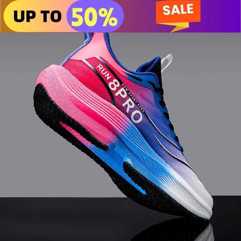 Men Running Sport Shoes Casual hot Marathon Carbon Plate AirCushion Breathable Wens Cfortable Athletic Training Fiess Sneakers Z250310